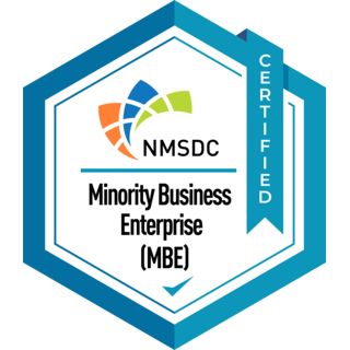 NMSDC Certified Minority Business Enterprise (MBE) badge