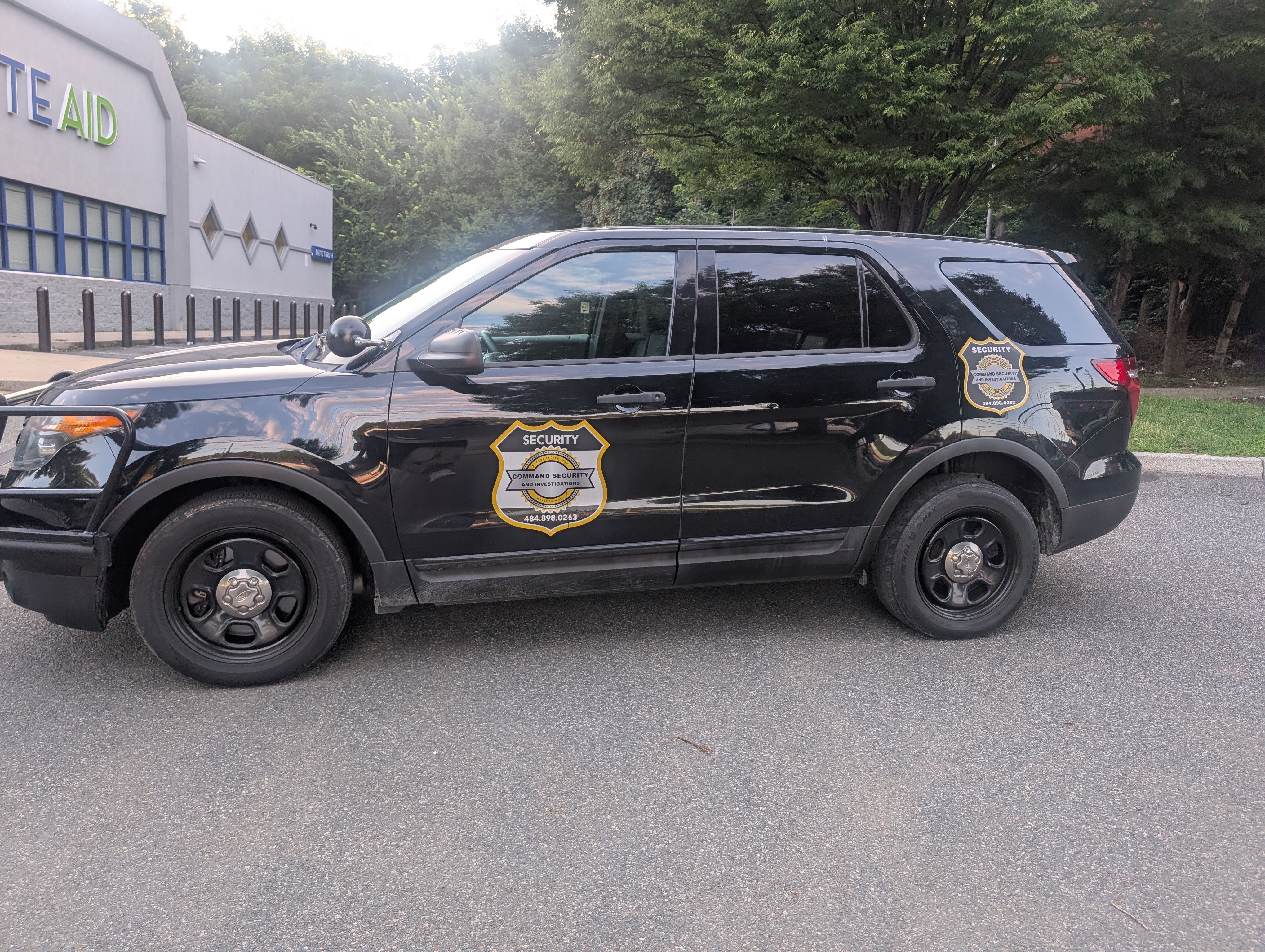 Command Security branded patrol vehicle